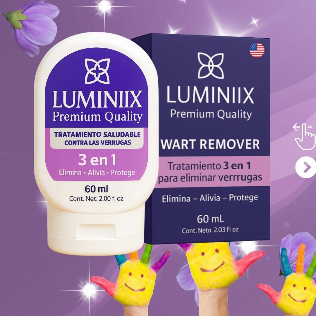 Eliminador de Verrugas-Luminiix Crema® Para los más pequeños.
