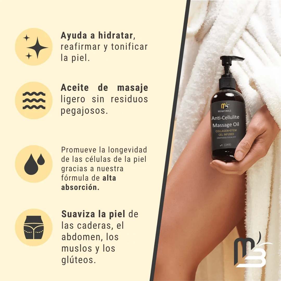 M3 naturals 240 ML- Dile adiós a la Celulitis