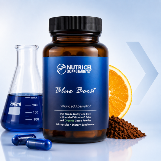 Blue Boost® Combate el TDAH Cápsulas de azul de metileno
