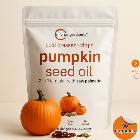 Aceite De Semilla De Calabaza – Apoyo natural para regulación de hormonas e insuficiencia renal.