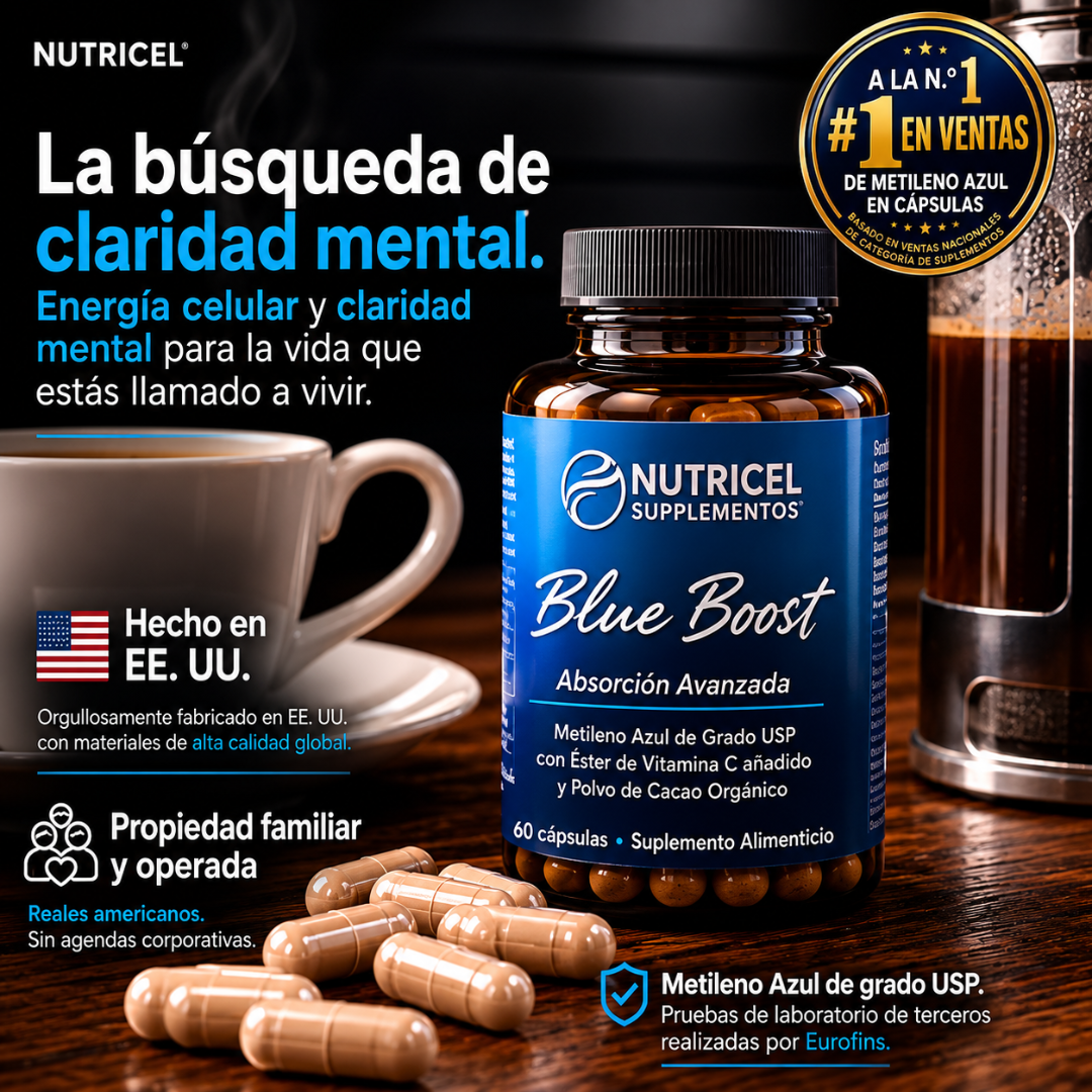 Blue Boost® Cápsulas de azul de metileno