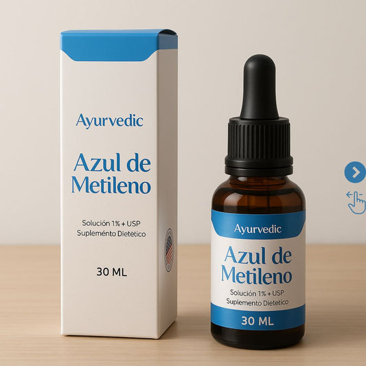 Azul de metileno- Ayurvedic®- El envejecimiento prematuro es evitable