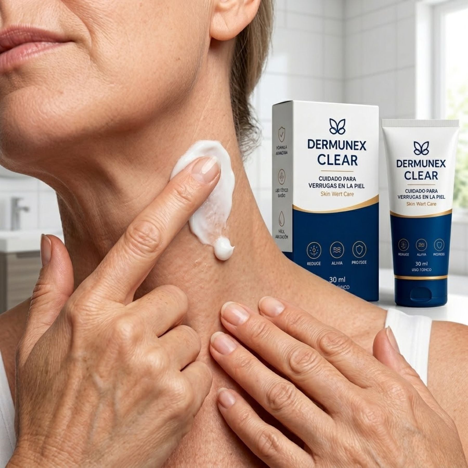 DERMUNEX CLEAR®- Crema Avanzada para Verrugas en la Piel