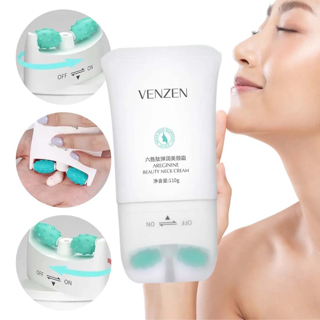 Crema Venzen® Reafirmante con rodillo que necesitas todos los días.