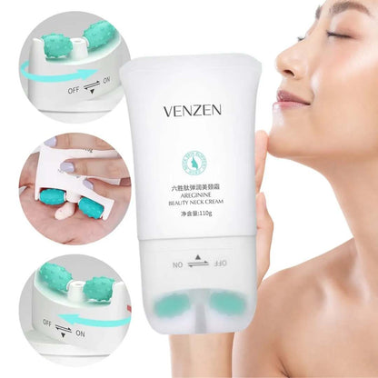 Crema Venzen® Reafirmante con rodillo que necesitas todos los días.