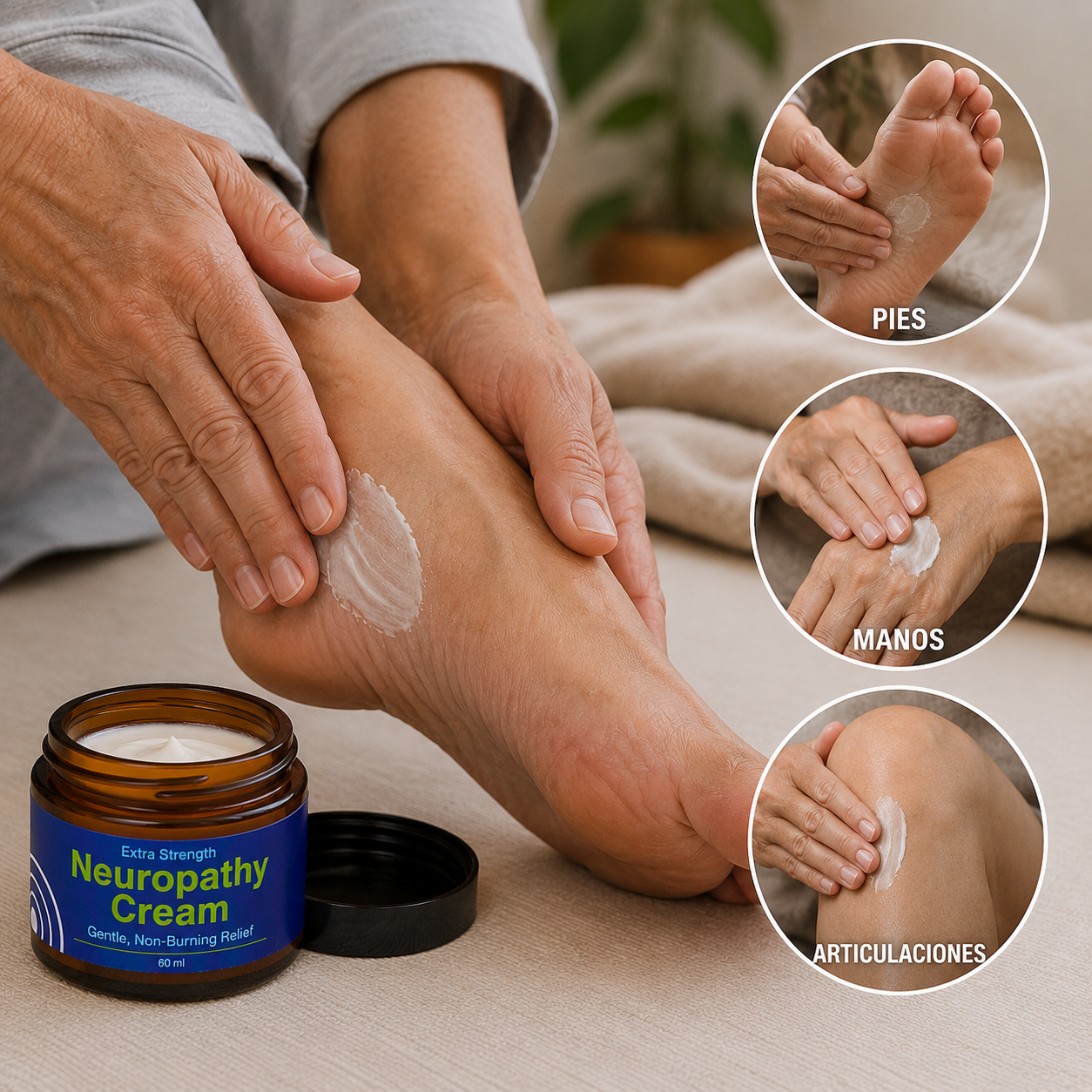 Migrastil Crema 60ml® Alivio De Neuropatía en MINUTOS.